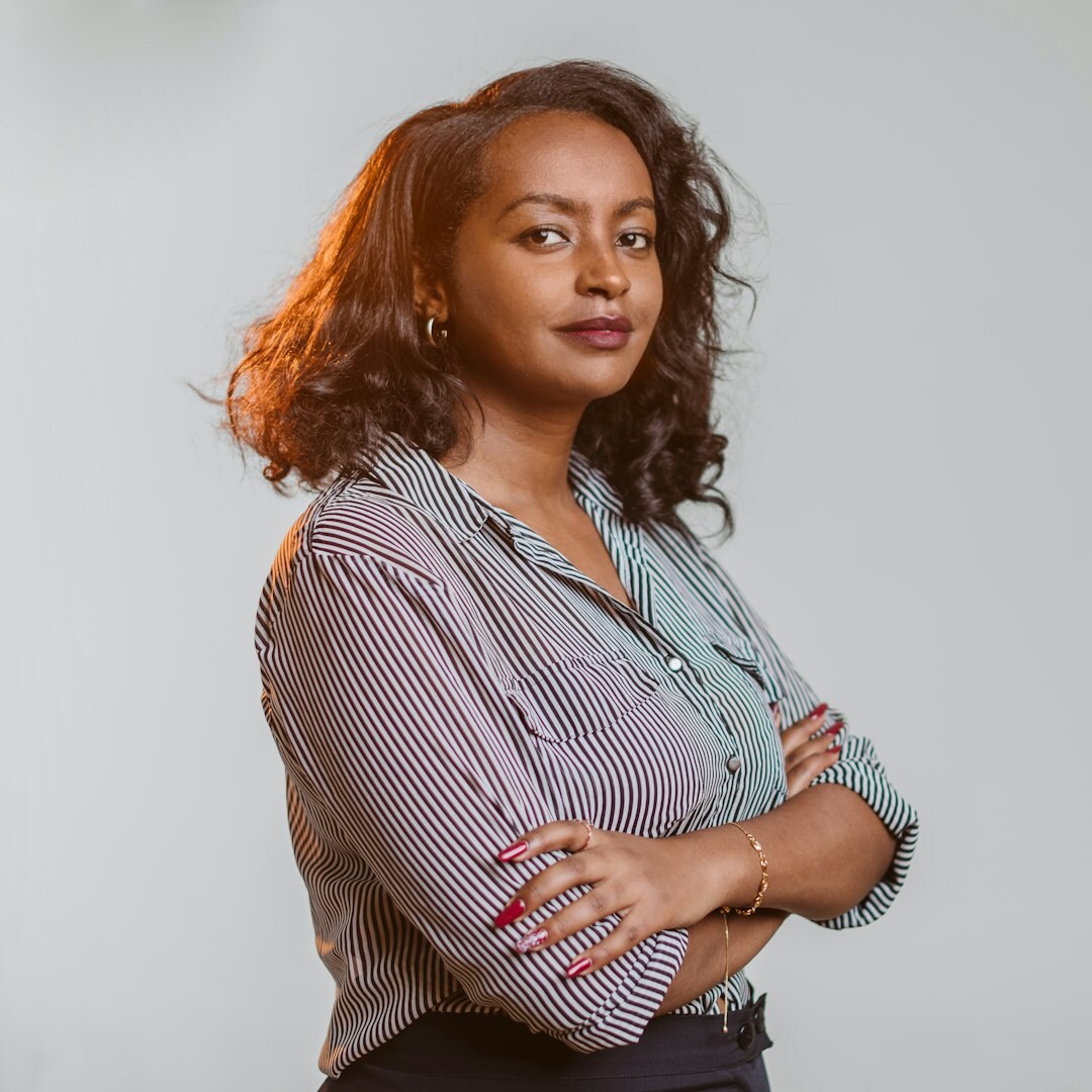 Portrait of a female media editor